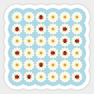 Ladybugs pattern Sticker